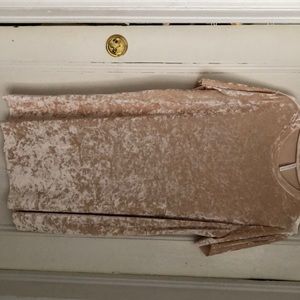 Velour T-Shirt Dress